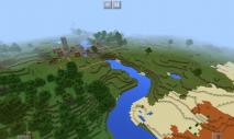 Seeds for Minecraft Pocket Edition (PE) Seed for the village 1710