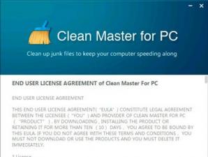 컴퓨터에 Clean Master 애플리케이션을 다운로드하세요.